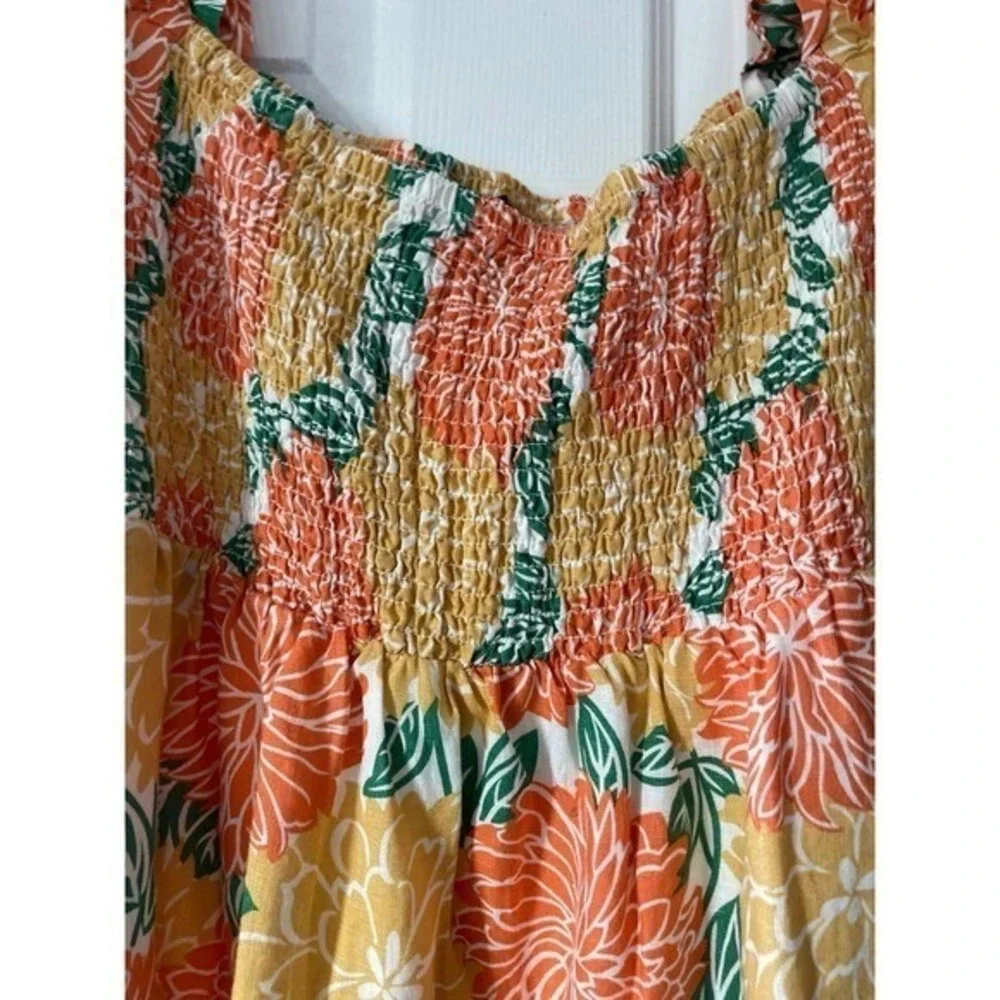 House of Harlow 1960  ‎ 100% Linen Tropical Summer Mini Dress - Picture 5 of 11